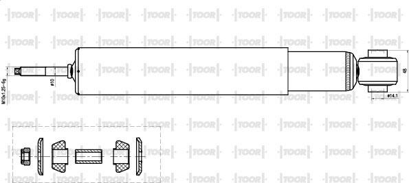 TOOR SG53530 - Ammortizzatore autozon.pro