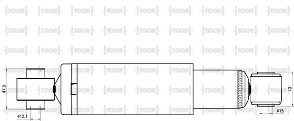 TOOR SG53670 - Ammortizzatore autozon.pro