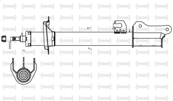 TOOR SG53050 - Ammortizzatore autozon.pro