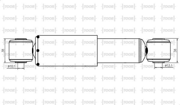 TOOR SG53030 - Ammortizzatore autozon.pro