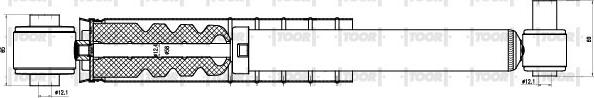 TOOR SG53840 - Ammortizzatore autozon.pro