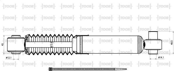 TOOR SG53740 - Ammortizzatore autozon.pro