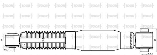 TOOR SG53750 - Ammortizzatore autozon.pro