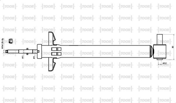 TOOR SG52770 - Ammortizzatore autozon.pro