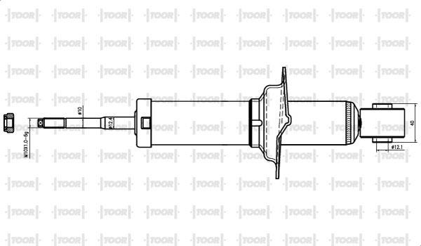 TOOR SG57830 - Ammortizzatore autozon.pro