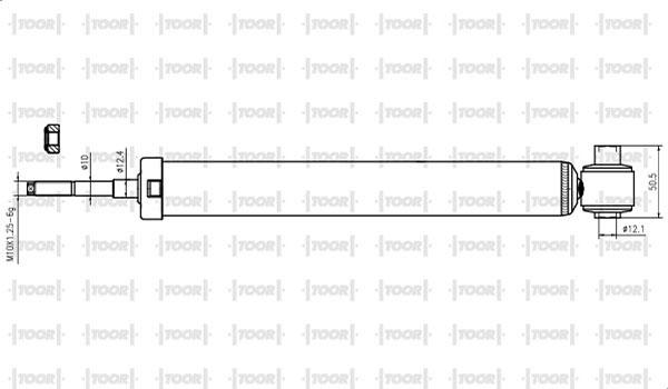 TOOR SG57240 - Ammortizzatore autozon.pro