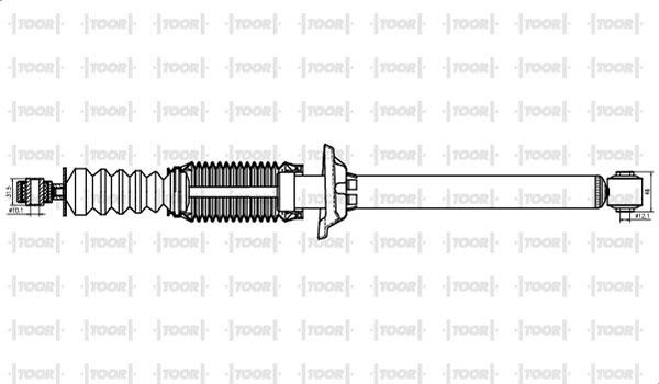 TOOR SG57730 - Ammortizzatore autozon.pro