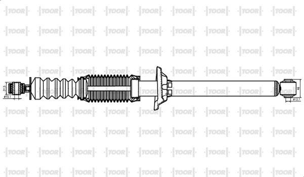 TOOR SG57720 - Ammortizzatore autozon.pro