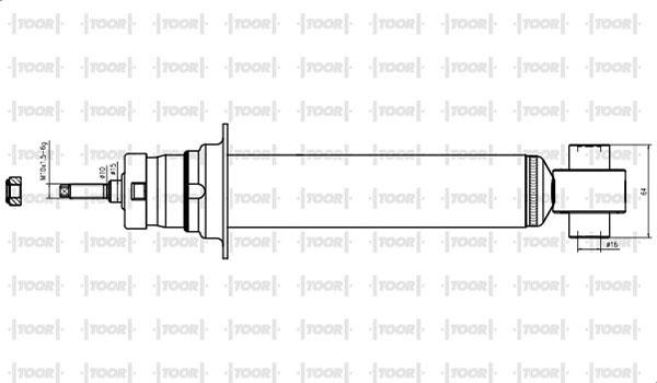 TOOR SG14910 - Ammortizzatore autozon.pro