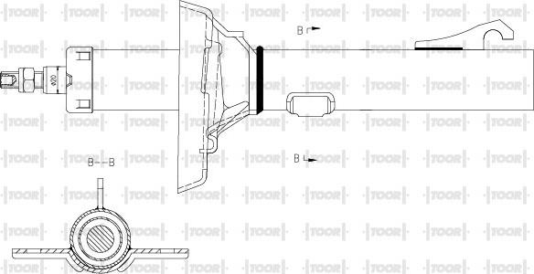 TOOR SG14560 - Ammortizzatore autozon.pro