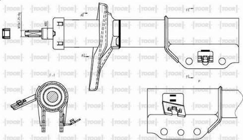 TOOR SG14091 - Ammortizzatore autozon.pro