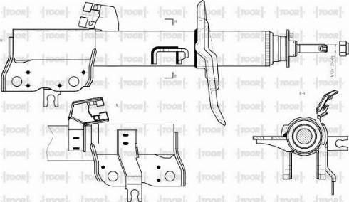 TOOR SG14120 - Ammortizzatore autozon.pro