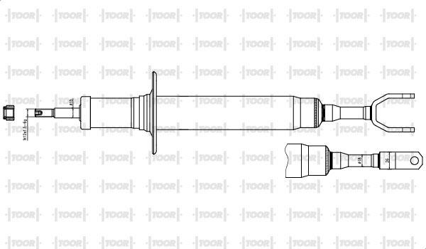 TOOR SG14840 - Ammortizzatore autozon.pro