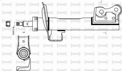 TOOR SG14880 - Ammortizzatore autozon.pro