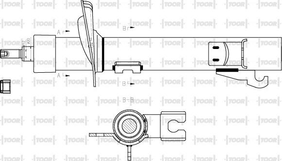 TOOR SG14331 - Ammortizzatore autozon.pro