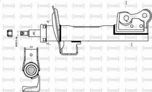 TOOR SG14290 - Ammortizzatore autozon.pro