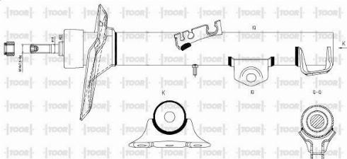 TOOR SG15091 - Ammortizzatore autozon.pro