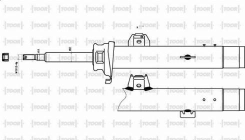 TOOR SG15100 - Ammortizzatore autozon.pro