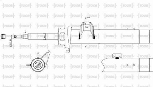 TOOR SG15101 - Ammortizzatore autozon.pro