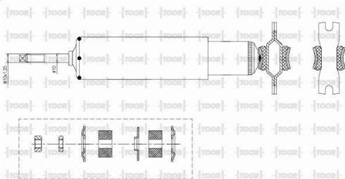 TOOR SG16900 - Ammortizzatore autozon.pro