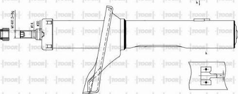 TOOR SG16580 - Ammortizzatore autozon.pro