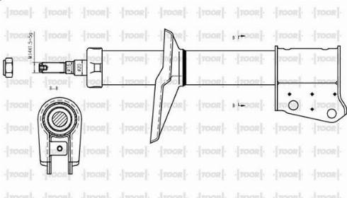 TOOR SG16620 - Ammortizzatore autozon.pro