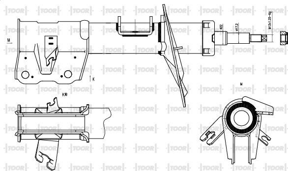 TOOR SG16000 - Ammortizzatore autozon.pro