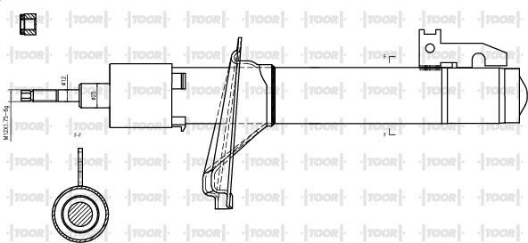 TOOR SG16110 - Ammortizzatore autozon.pro