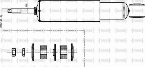 TOOR SG16830 - Ammortizzatore autozon.pro