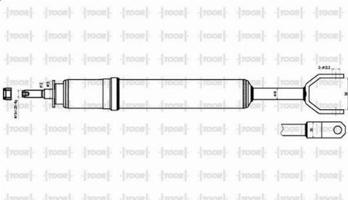 TOOR SG16820 - Ammortizzatore autozon.pro