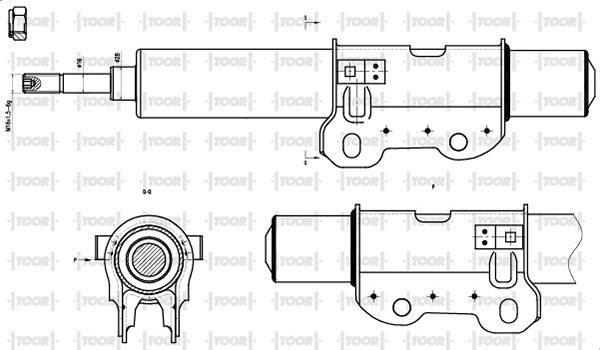 TOOR SG16380 - Ammortizzatore autozon.pro