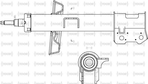 TOOR SG10901 - Ammortizzatore autozon.pro