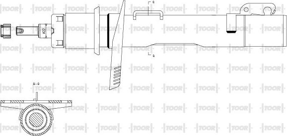 TOOR SG10450 - Ammortizzatore autozon.pro