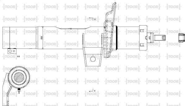 TOOR SG10410 - Ammortizzatore autozon.pro