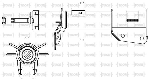 TOOR SG10420 - Ammortizzatore autozon.pro