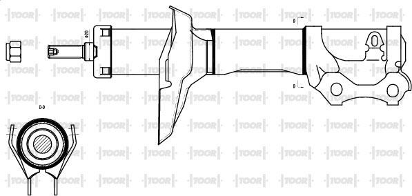 TOOR SG10590 - Ammortizzatore autozon.pro