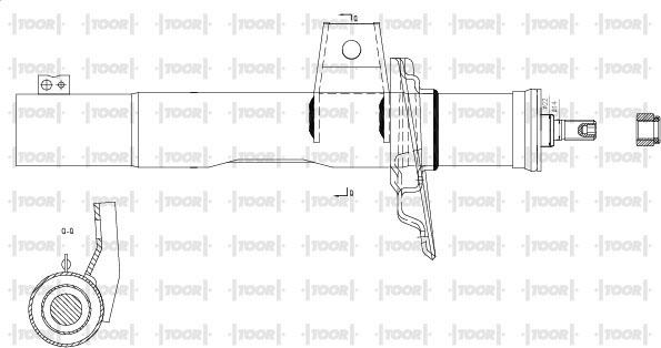 TOOR SG10580 - Ammortizzatore autozon.pro