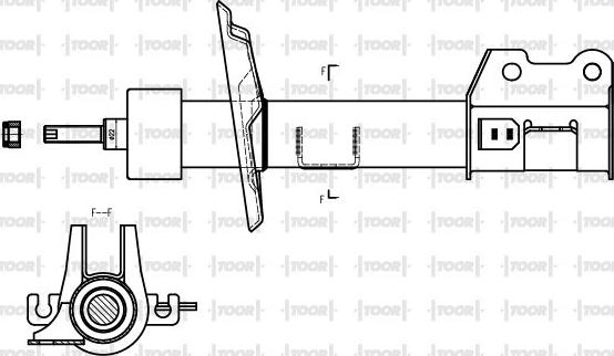 TOOR SG10601 - Ammortizzatore autozon.pro