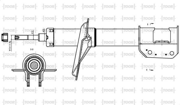 TOOR SG10010 - Ammortizzatore autozon.pro