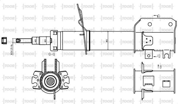 TOOR SG10110 - Ammortizzatore autozon.pro