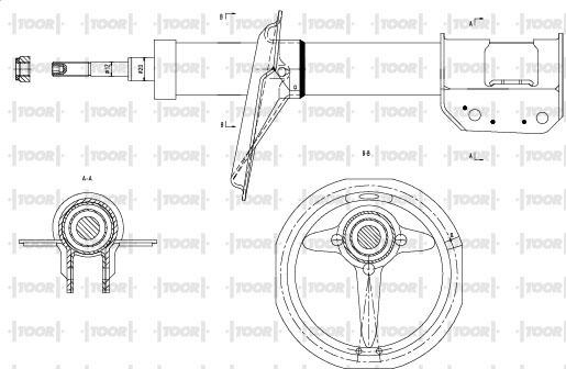 TOOR SG10120 - Ammortizzatore autozon.pro