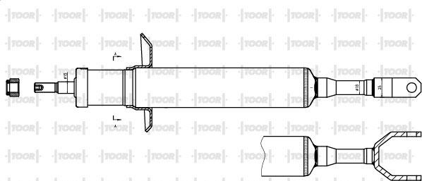 TOOR SG10860 - Ammortizzatore autozon.pro