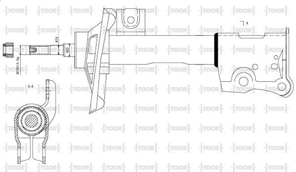 TOOR SG10260 - Ammortizzatore autozon.pro