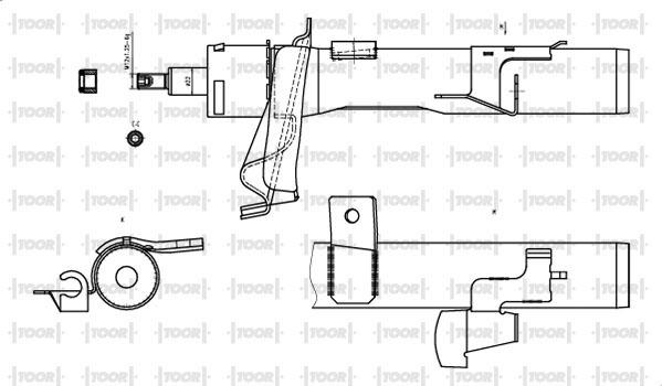 TOOR SG11481 - Ammortizzatore autozon.pro