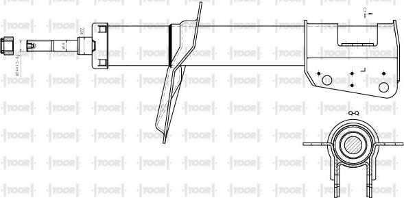 TOOR SG11910 - Ammortizzatore autozon.pro