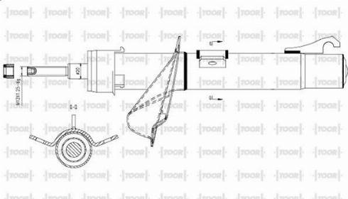 TOOR SG11930 - Ammortizzatore autozon.pro