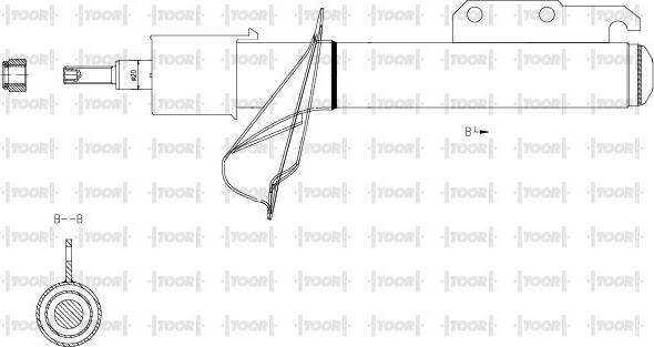 TOOR SG11920 - Ammortizzatore autozon.pro