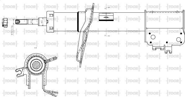 TOOR SG11490 - Ammortizzatore autozon.pro