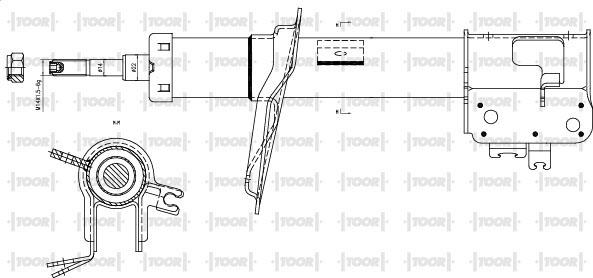 TOOR SG11491 - Ammortizzatore autozon.pro