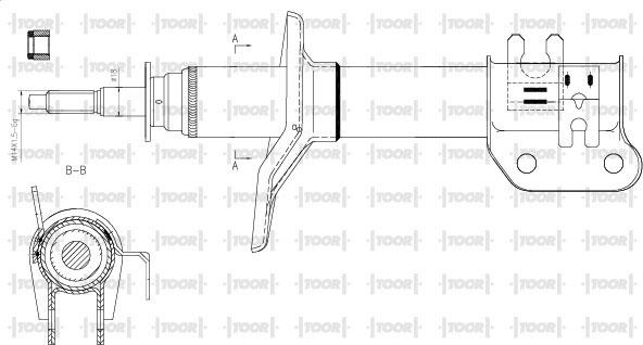 TOOR SG11441 - Ammortizzatore autozon.pro